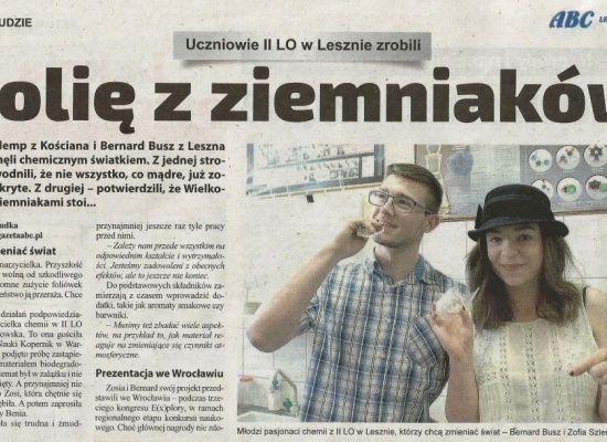 Skrobia jako plastik przyszłości 