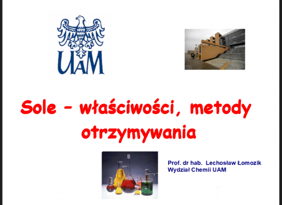 Wykłady Wydział Chemii UAM